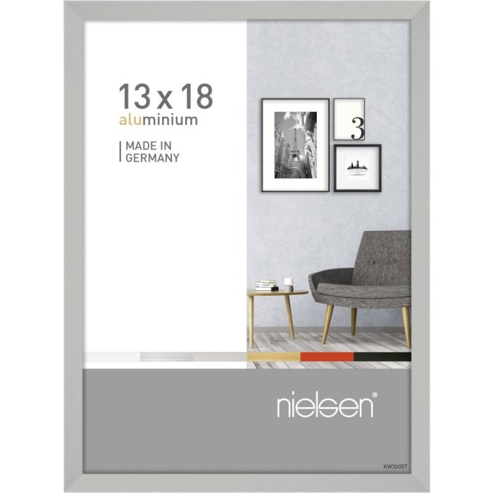 Nielsen hliníkový rám Pixel 13x18 cm stříbrný matný