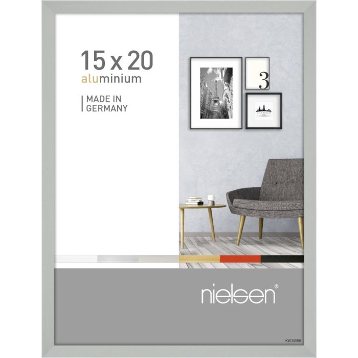 Nielsen hliníkový rám Pixel 15x20 cm stříbrný matný