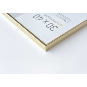 Hliníkový rám Nielsen Pixel 21x29,7 cm zlatý lesklý rám na certifikáty DIN A4