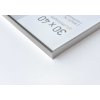 Hliníkový rámeček Nielsen Pixel 21x29,7 cm stříbrný matný rámeček na certifikáty DIN A4