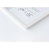 Hliníkový rám Nielsen Pixel 21x29,7 cm bílý lesklý rám na certifikáty DIN A4