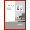 Hliníkový rámeček Nielsen Pixel 21x29,7 cm tornádo červený rámeček na certifikáty DIN A4