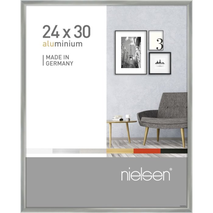 Hliníkový rám Nielsen Pixel 24x30 cm stříbrný lesklý