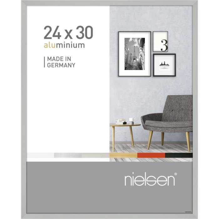 Nielsen hliníkový rám Pixel 24x30 cm stříbrný matný