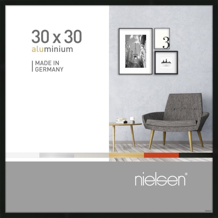 Nielsen hliníkový rám Pixel 30x30 cm černý