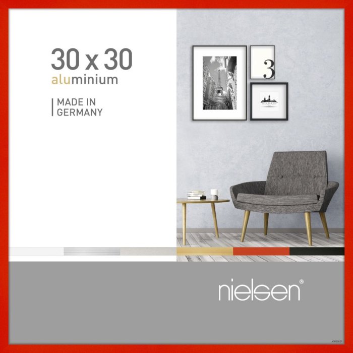 Nielsen hliníkový rám Pixel 30x30 cm tornádo červený
