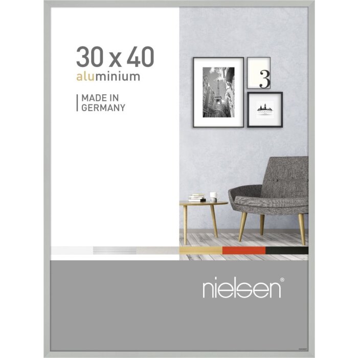 Nielsen hliníkový rám Pixel 30x40 cm stříbrný matný