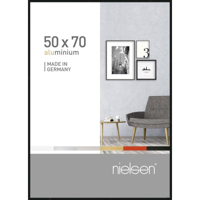 Nielsen hliníkový rám Pixel 50x70 cm černý
