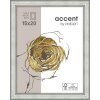 Dřevěný rám Ascot 13x18 cm stříbrný