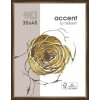 Dřevěný rám Ascot 21x29,7 cm tmavě hnědo-zlatý