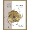 Dřevěný rámeček Nielsen Ascot 21x29,7 cm zlatý rámeček na certifikát A4 DIN