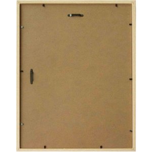 Dřevěný rám Nielsen Ascot 40x50 cm tmavě hnědý zlatý zadní panel z MDF pro vysoké formáty na šířku