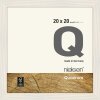 Nielsen dřevěný odnímatelný rám Quadrum 20x20 cm bílý