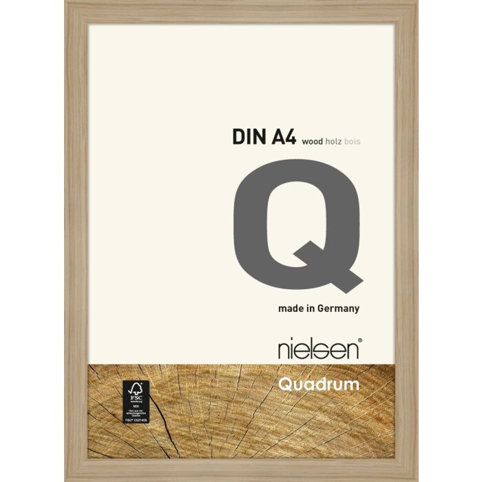 Nielsen dřevěný odnímatelný rám Quadrum 21x30 cm přírodní dub