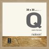 Nielsen dřevěný odnímatelný rám Quadrum 30x30 cm přírodní dub