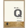 Dřevěný rám Nielsen Quadrum 30x40 cm přírodní dubový blokový profil normální sklo
