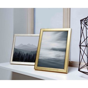 Dřevěný rám Nielsen Zoom 21x30 cm tmavě modrý rám na certifikáty DIN A4