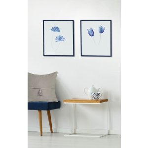 Dřevěný rám Nielsen Zoom 21x30 cm tmavě modrý rám na certifikáty DIN A4