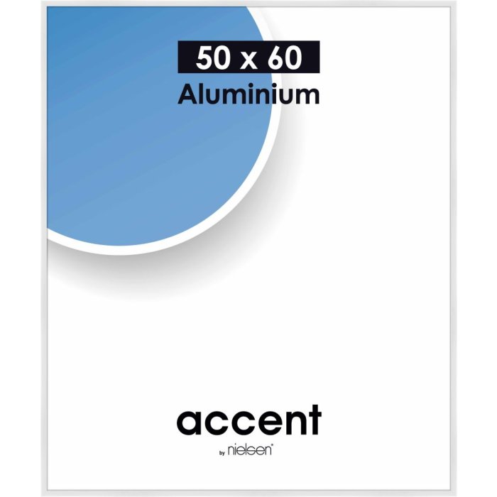 Nielsen hliníkový rám Accent 50x60 cm bílý lesklý
