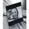 Kovový fotorámeček Walther AVA černý matný 15x20 cm