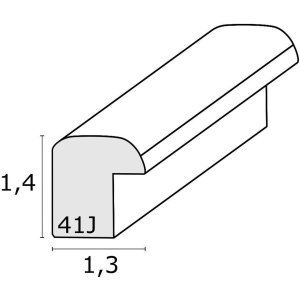 Dřevěný rám S41J Deknudt 6x9 cm stříbrný