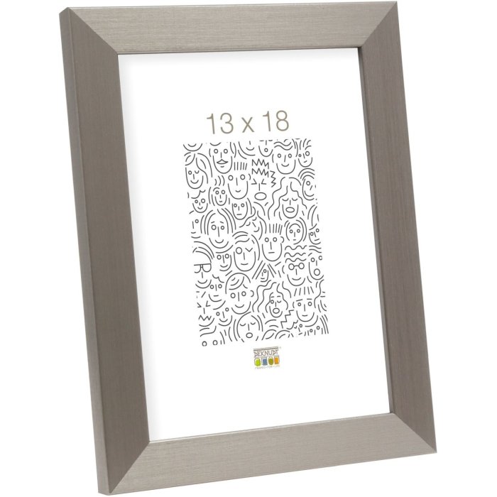 Plastový rám S41VD1 stříbrný 20x28 cm
