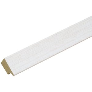 Plastový rám S41VF1 bílá struktura 40x50 cm