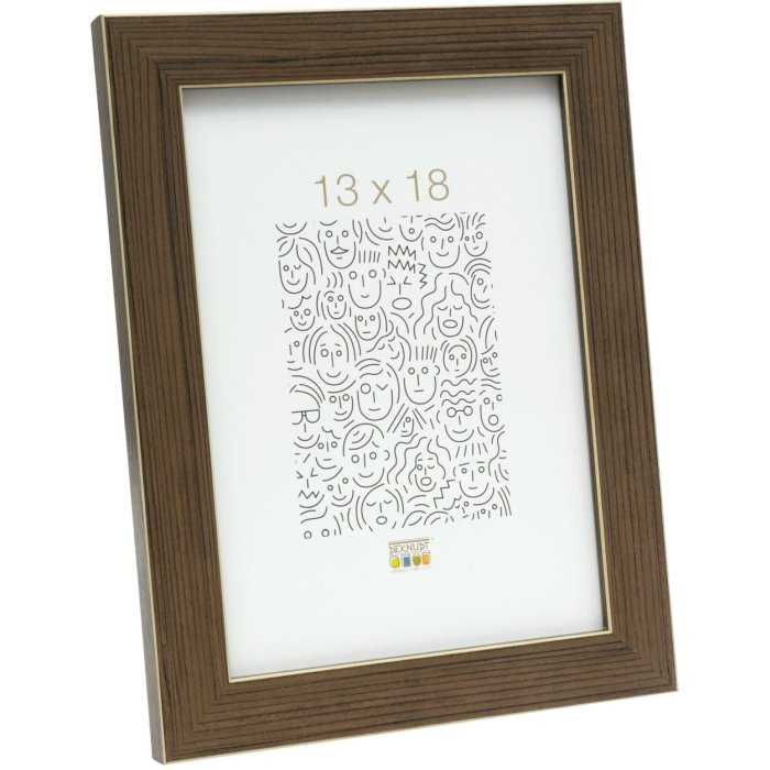 Plastový rám S41VF7 šedohnědý 13x18 cm
