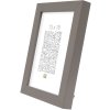 Dřevěný rám S40R 18x24 cm tmavě šedý