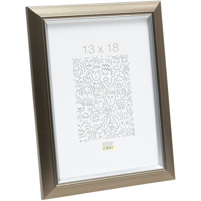 Plastový rám S42JD 13x18 cm stříbrný