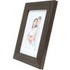 Plastový rám Deknudt S42P bronz 15x15 cm struktura vláken