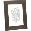 Plastový rám Deknudt S42P bronz 40x50 cm struktura vláken