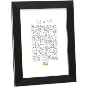 Plastový rám S41VK2 černý 18x24 cm