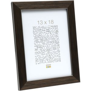 Plastový rám S41VK3 hnědý 20x28 cm
