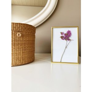 Kovový rám S58MS zlatý 10x15 cm úzká lišta