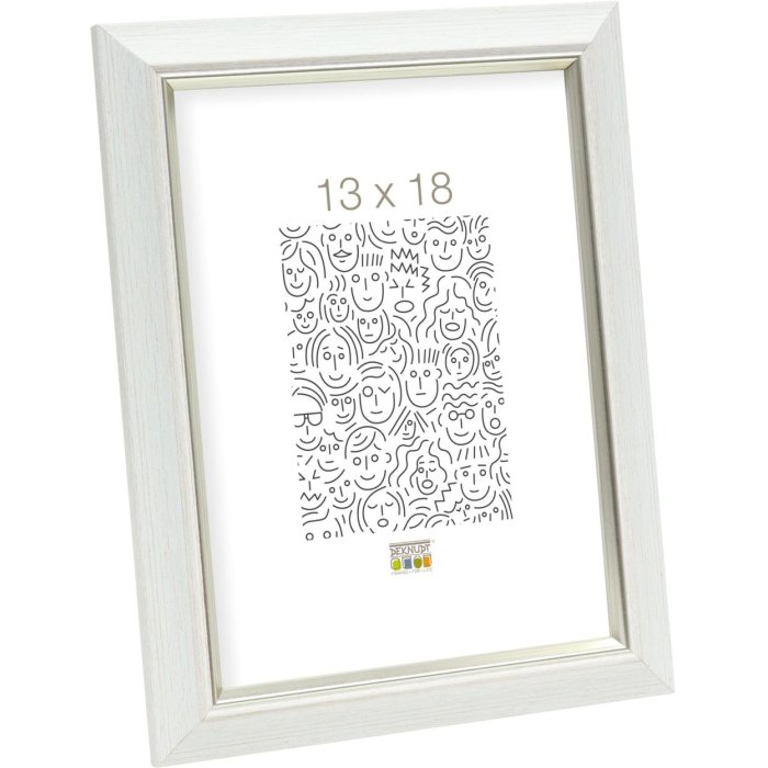 Plastový rám S42JD 18x24 cm bílý