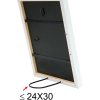 Rámeček na obraz zeleno-bílé dřevo 10,0 x15,0 cm S43AL