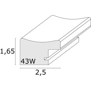 Rámeček na obraz šedý plast 20,0 x25,0 cm S43WF