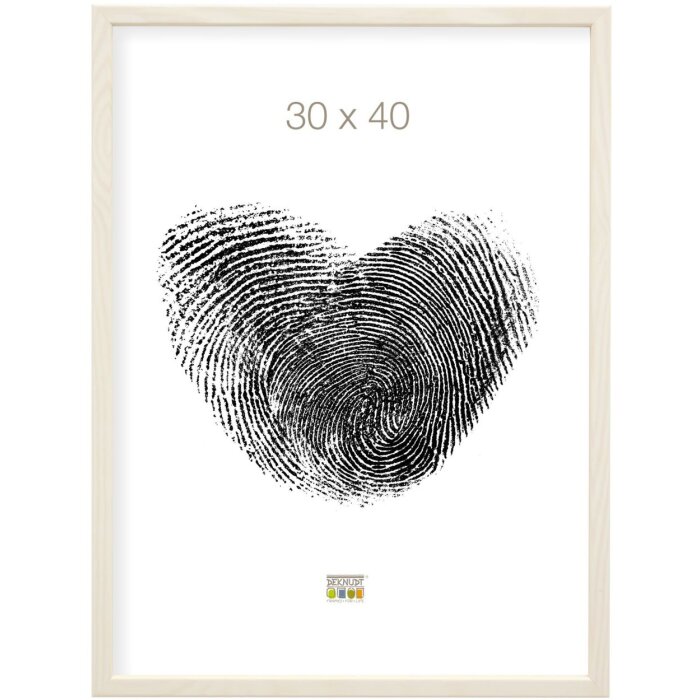Deknudt dřevěný rám S41J Deknudt 21x29,7 cm bílý rám na certifikáty DIN A4