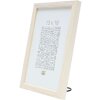 Deknudt dřevěný rám S41J Deknudt 21x29,7 cm bílý rám na certifikáty DIN A4