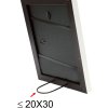 Rámeček na obraz bílý plast 20,0 x28,0 cm S43WK