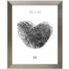 Plastový rám Deknudt S42P stříbrný 15x15 cm