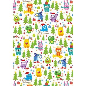Artebene Papierbogen Weihnachtsmonster 70x100 cm 80...