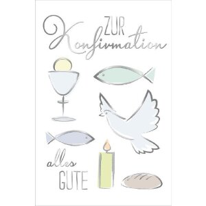 Artebene Karte Konfirmation Icons