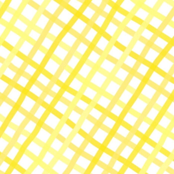 Papírové ubrousky 33x33 cm check mix žluté