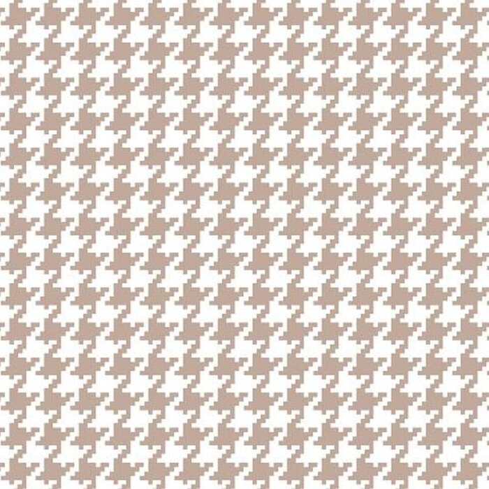 Papírové ubrousky 33x33 cm Pepita taupe