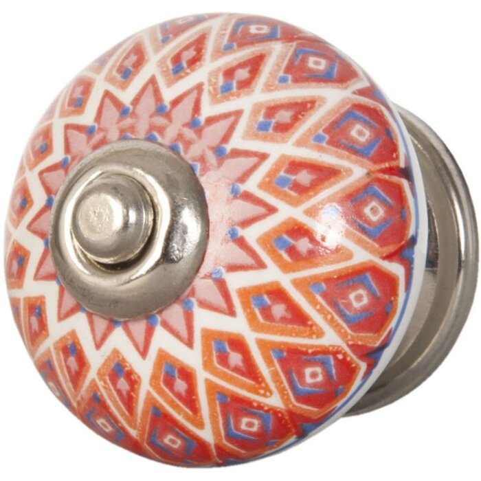 Mandala červená oranžová (62562)