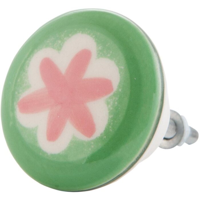 Květ zelený červený (63084)